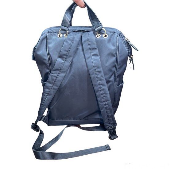 ⬇️ Tutilo Pivot Collection Black Nylon Backpack Handbag - Picture 5 of 8